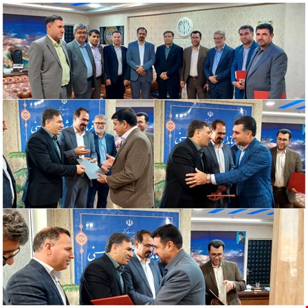 دیدار ریاست ،معاونین و مدیر حراست دانشگاه ملی مهارت استان فارس با دکتر حسن همتی فرماندار شهرستان ممسنی